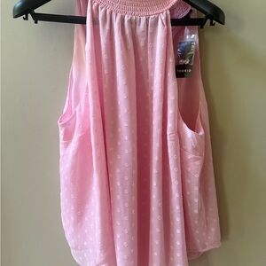 NWT Torrid size 0 (12) Pink Sleeveless Top by Torrid